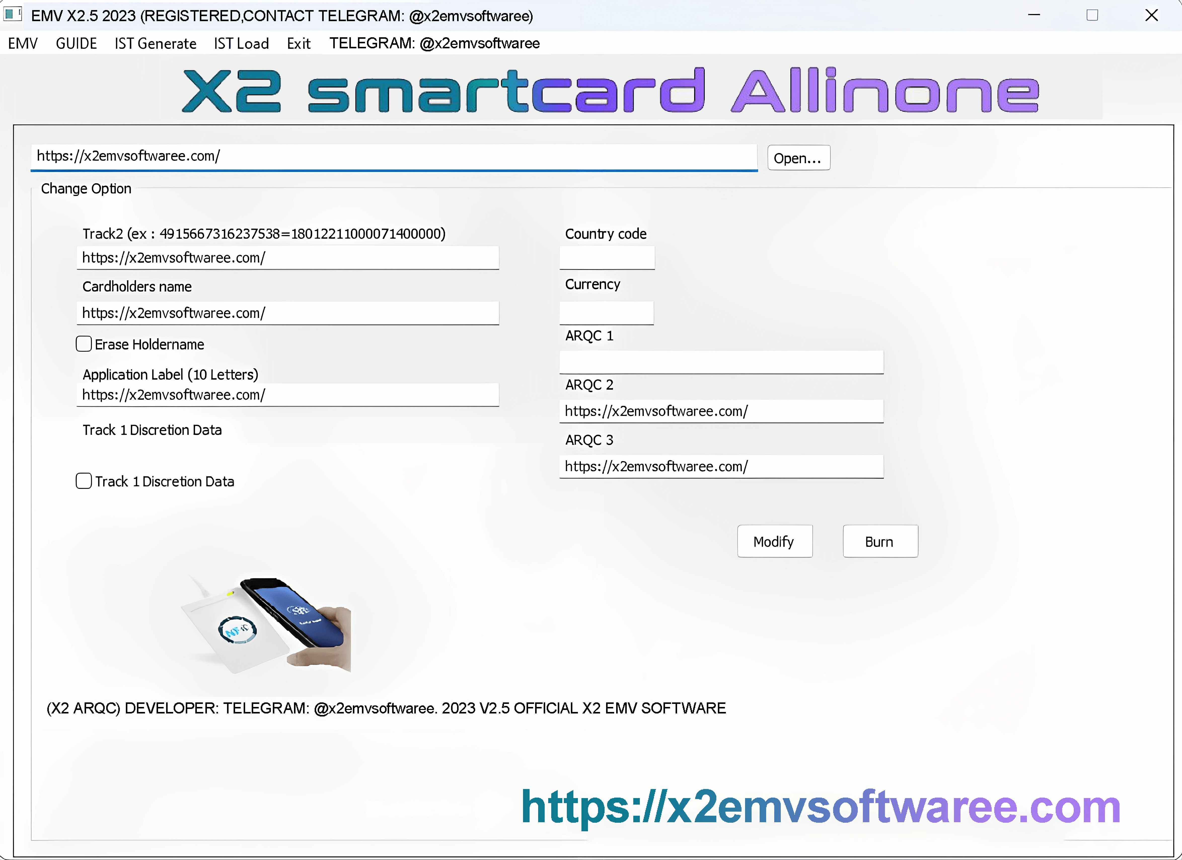 X2 EMV Software