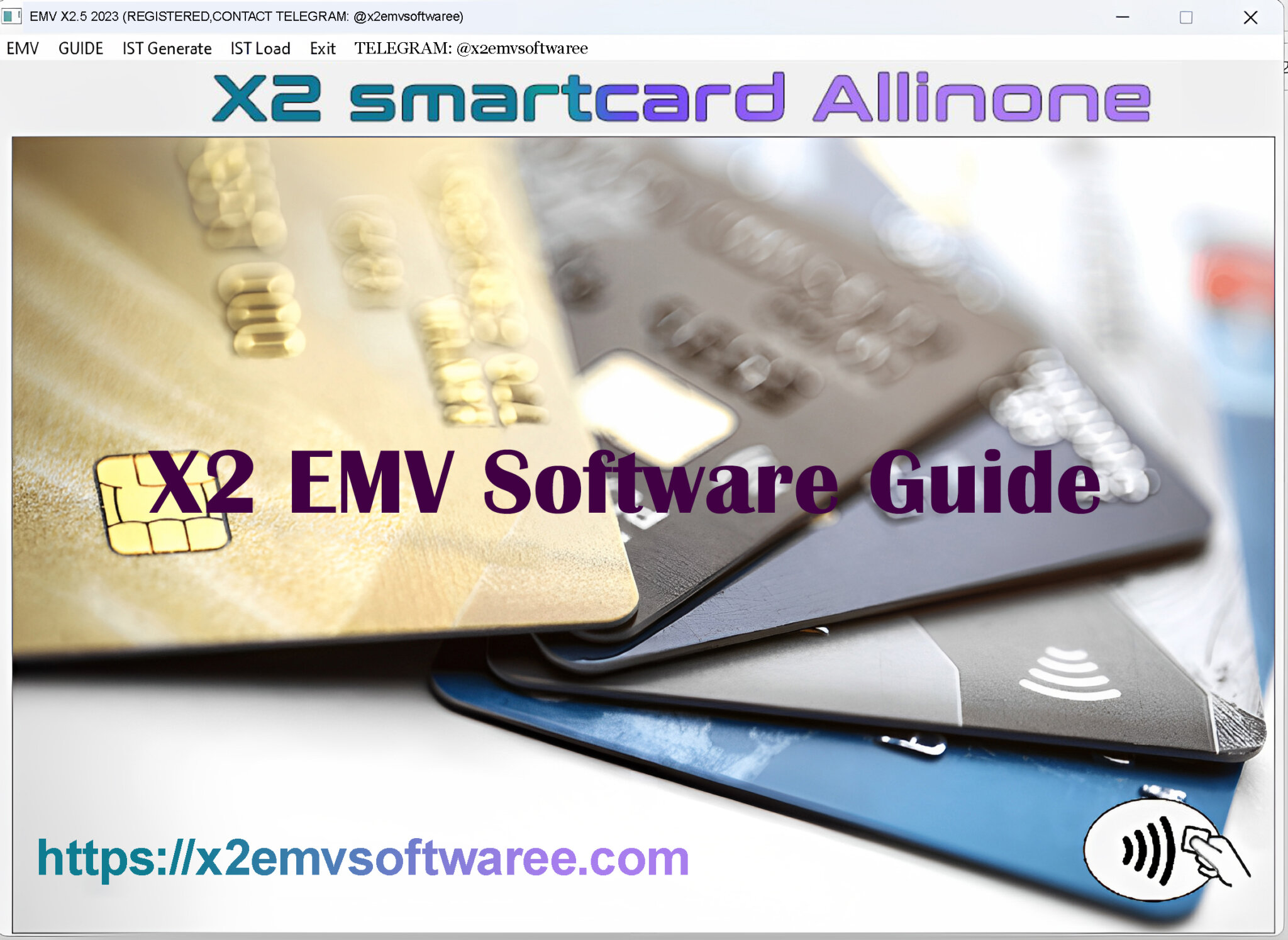 emv x2 gold software