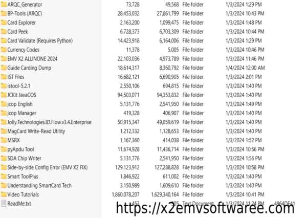 X2 EMV software