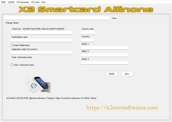 X2 EMV software 5