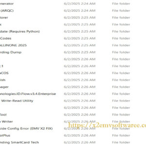 X2 EMV software 6