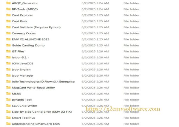 X2 EMV software 6